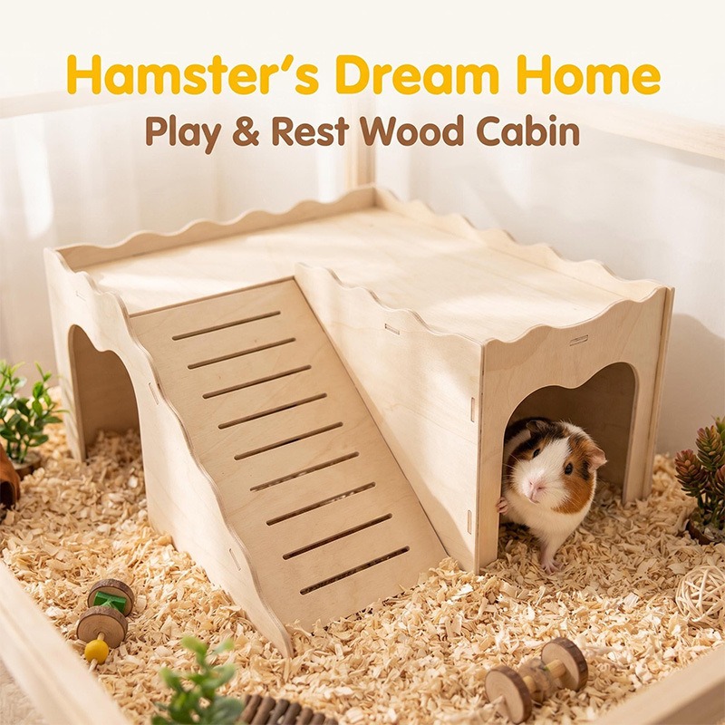 Pet Supplies Amazon - Mainan Kayu Hamster Amazon, Perlengkapan Penghindaran,