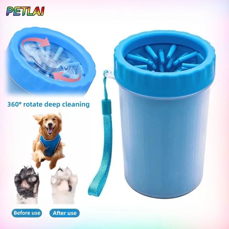 Dog Paw Cleaner - Cawan Pembersih Kaki Anjing Kucing Otomatis,