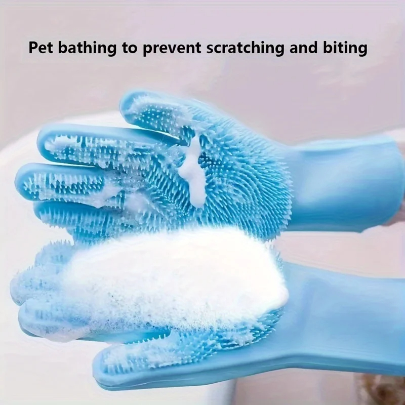 Pet Supplies Discount - Sarung Tangan Perawatan Hewan Peliharaan Silikon