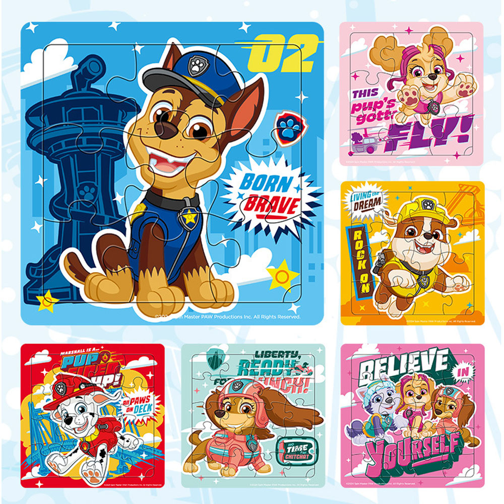 Pet Supplies Discount - 6 Buah Puzzle Jigsaw Kendaraan Paw