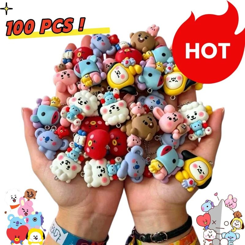 Pet Supplies Discount - 10pcs Gantungan Resin Anjing Kelinci Kawaii