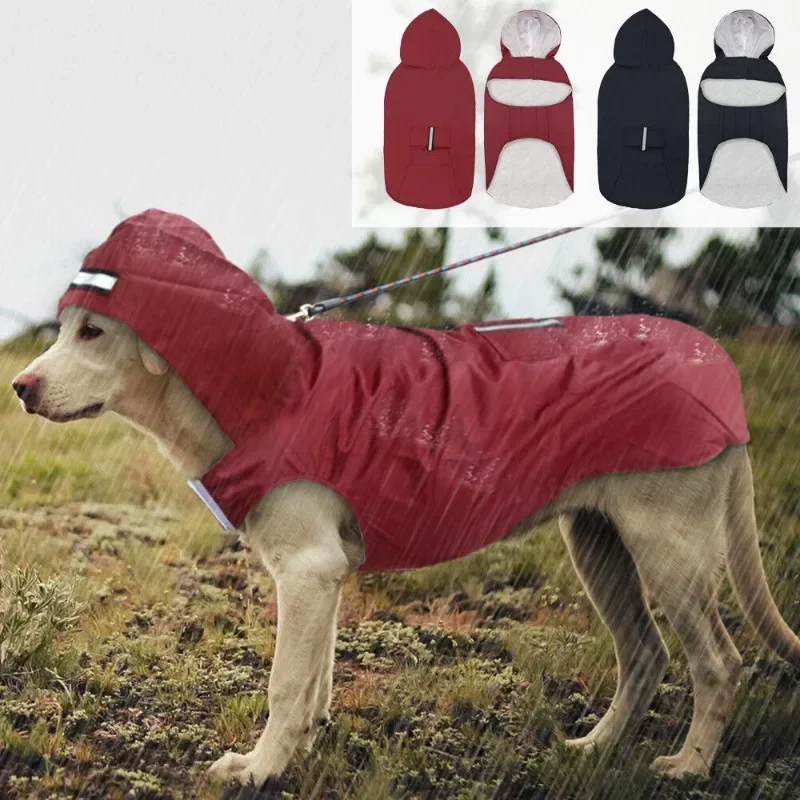 Jaket hoodie tahan air anjing  - Dog Raincoat ulasan dan harga