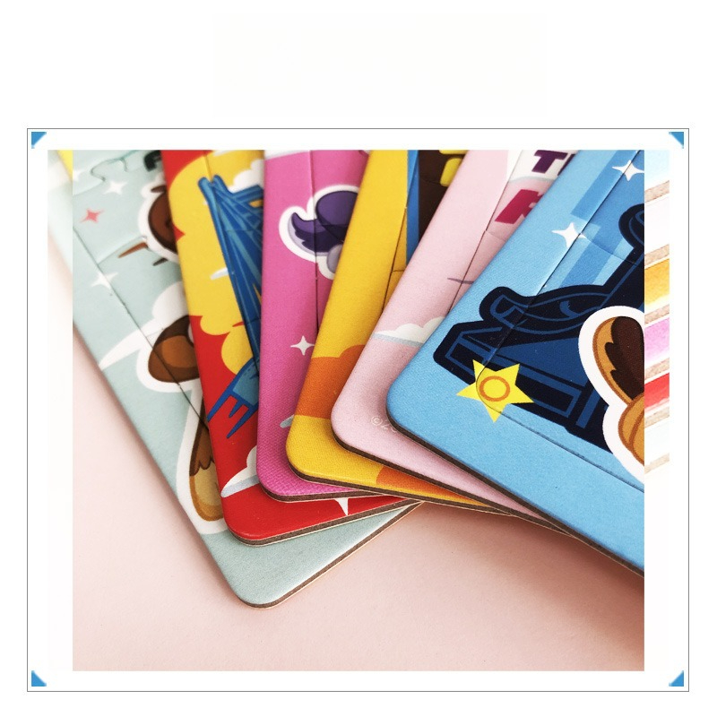 6 Buah Puzzle Jigsaw Kendaraan - Pet Supplies Discount ulasan dan harga