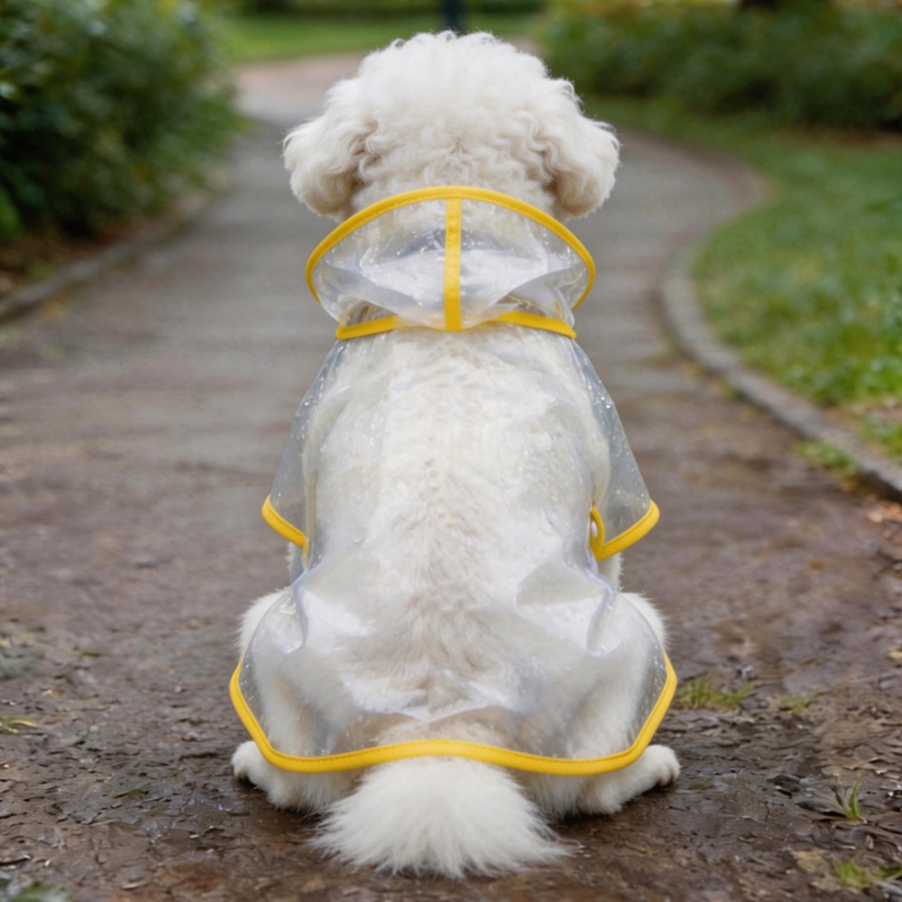 Jas Hujan Anjing Transparan Pe - Dog Raincoat ulasan dan harga